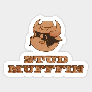 Curtis O. Cuddle, Stud Muffin Sticker